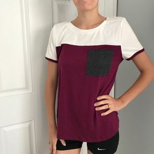 She & Sho color block top size Small